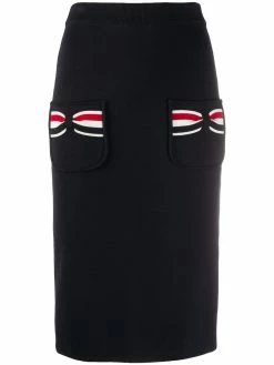 Thom Browne bow pocket pencil skirt