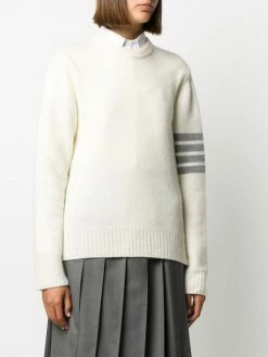 Thom Browne 4-Bar crew neck jumper