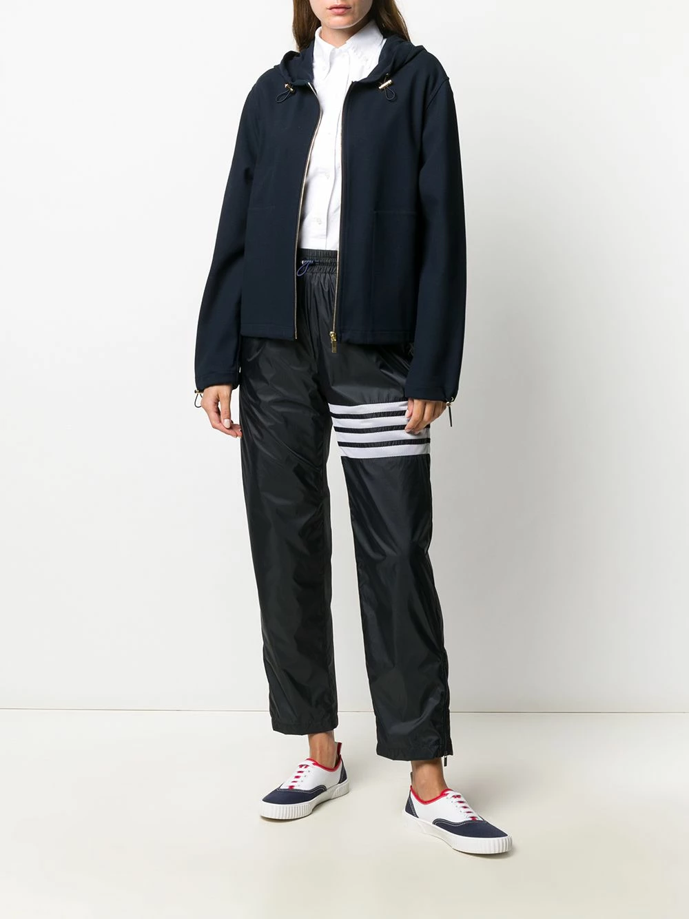 Thom Browne RWB stripe hoodie hoodies of women 2 Thom Browne RWB stripe hoodie