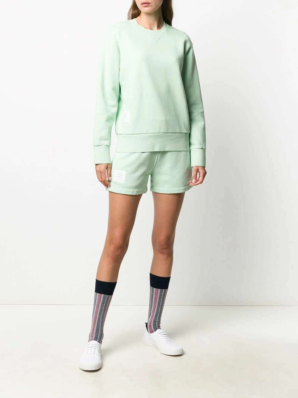 Thom Browne Crew neck sweatshirt sweaters of women 2 Thom Browne crew neck sweatshirt