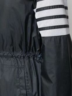 Thom Browne 4-Bar ripstop long parka