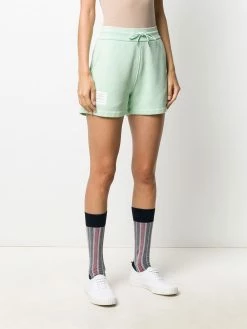 Thom Browne garment-dyed cotton loopback shorts