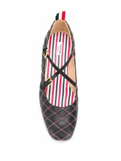 Thom Browne quilted leather pumps