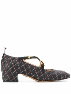 Thom Browne quilted leather pumps