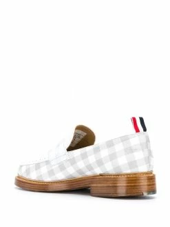 Thom Browne gingham print loafers