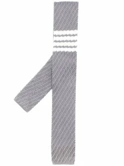 Thom Browne 4-Bar knitted silk tie