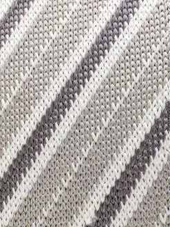 Thom Browne striped knitted silk tie