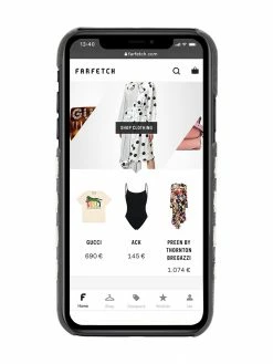 Thom Browne 4-Bar leather iPhone 11 case