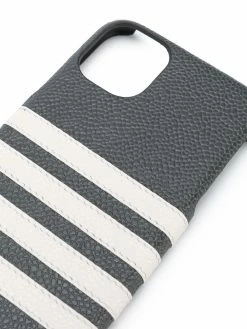 Thom Browne 4-Bar leather iPhone 11 case