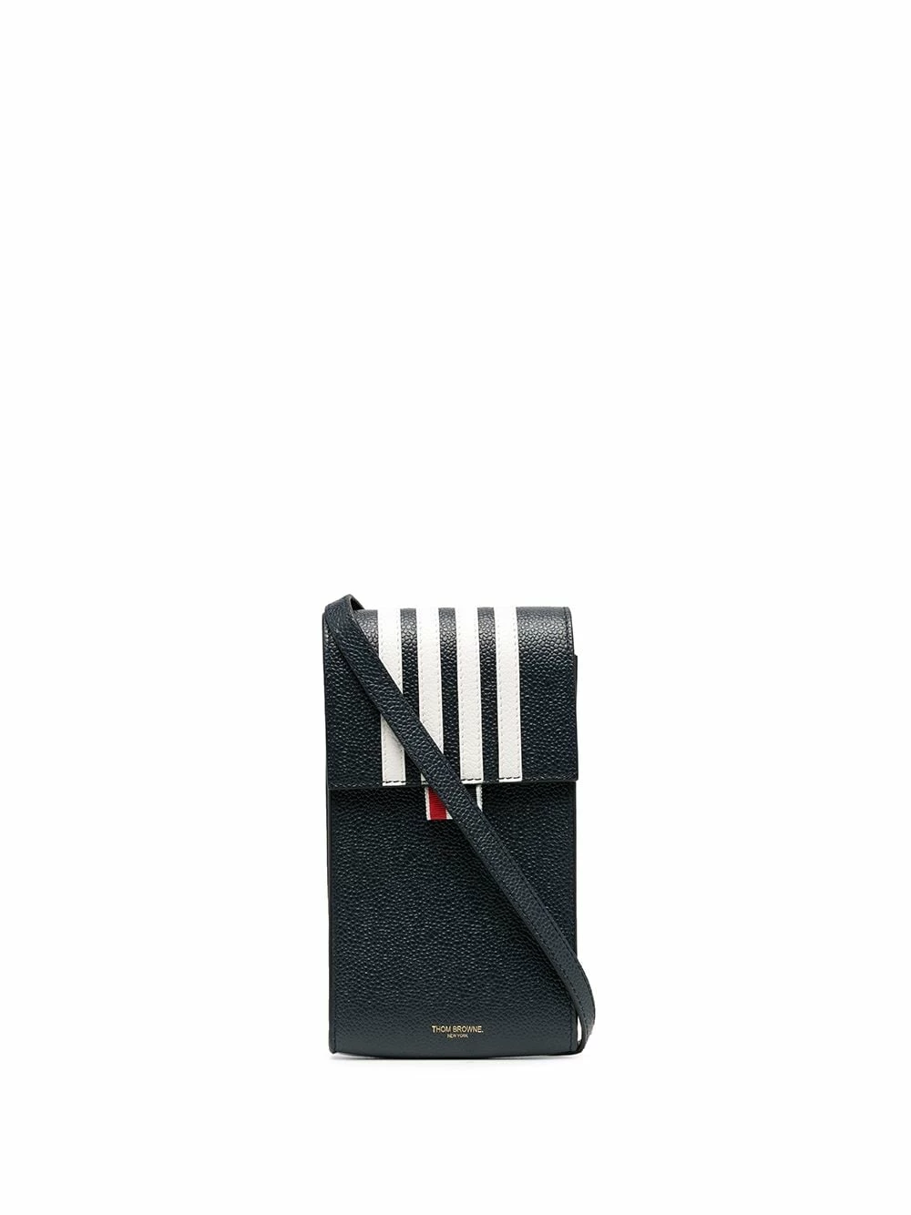 Thom Browne 4 bar flap phone holder phone cases & technology of men 1 Thom Browne 4-bar flap phone holder