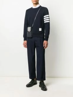 Thom Browne 4-bar flap phone holder