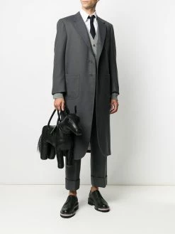 Thom Browne oversized wide lapel coat
