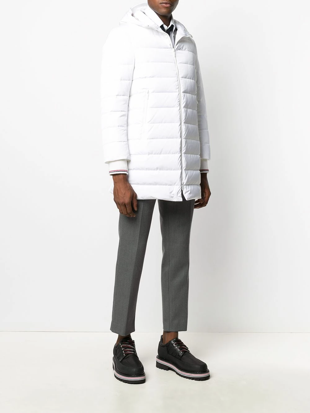 Thom Browne RWB stripe ski coat coats of men 3 Thom Browne RWB stripe ski coat