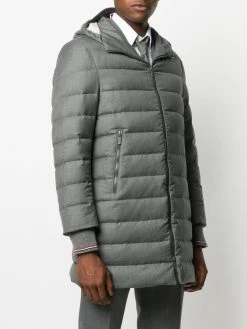 Thom Browne Super 120s twill hooded ski coat down coats of men 9 Thom Browne super 120s twill hooded ski coat