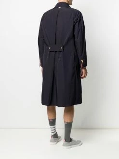 Thom Browne tech gabardine bal collar overcoat