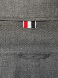 Thom Browne striped zip-up shirt jacket