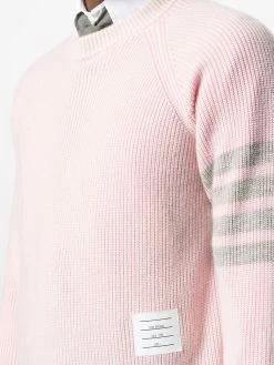 Thom Browne garment-dyed 4-bar pullover