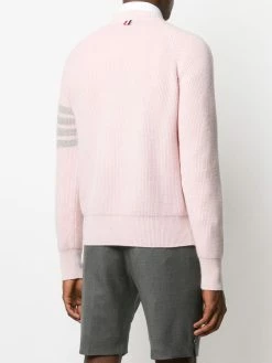 Thom Browne garment-dyed 4-bar pullover