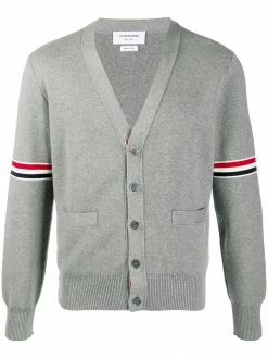 Thom Browne Milano stitch stripe armband cardigan