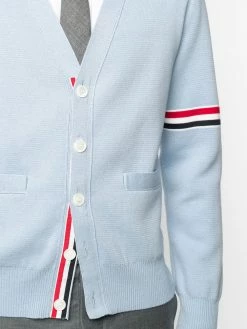 Thom Browne stripe detail cotton cardigan