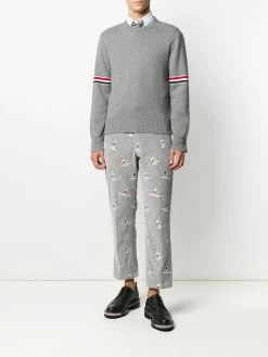 Thom Browne Milano stitch crew neck jumper