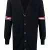 Thom Browne Milano stitch long cardigan