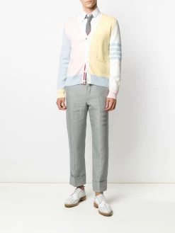 Thom Browne pastel knit cardigan