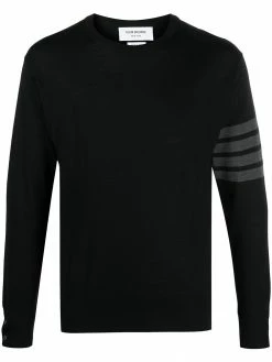 Thom Browne 4-Bar crew neck jumper