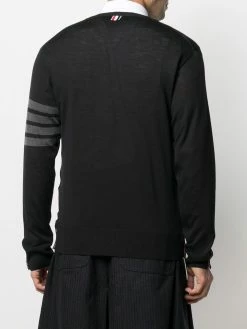 Thom Browne 4-Bar crew neck jumper