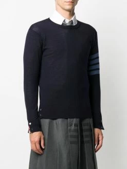Thom Browne 4 Bar crew neck merino jumper knitted sweaters of men 7 Thom Browne 4-Bar crew neck merino jumper