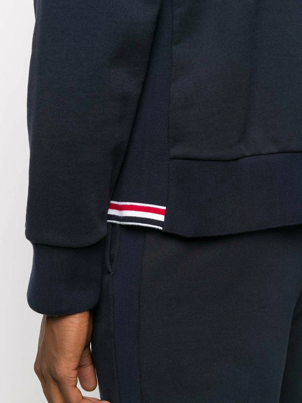 Thom Browne Side stripe loopback cotton sweatshirt sweatshirts of men 5 Thom Browne side stripe loopback cotton sweatshirt