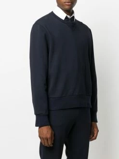 Thom Browne Side stripe loopback cotton sweatshirt sweatshirts of men 7 Thom Browne side stripe loopback cotton sweatshirt