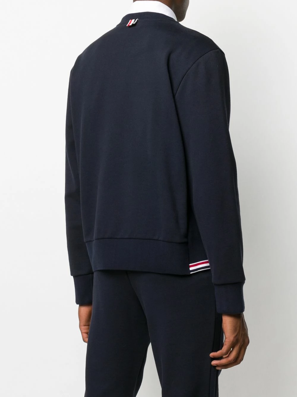 Thom Browne Side stripe loopback cotton sweatshirt sweatshirts of men 4 Thom Browne side stripe loopback cotton sweatshirt