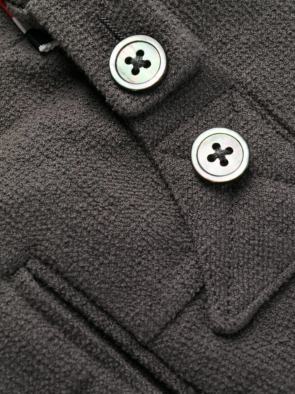 Thom Browne Backstrap side stripe cotton trousers regular-fit & straight leg pants of men 7 Thom Browne backstrap side-stripe cotton trousers