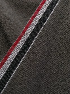 Thom Browne Backstrap side stripe cotton trousers regular-fit & straight leg pants of men 12 Thom Browne backstrap side-stripe cotton trousers