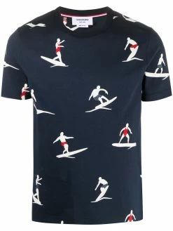 Thom Browne surfer print T-shirt