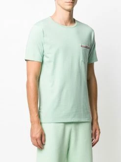 Thom Browne Striped chest pocket cotton T shirt t-shirts & vests of men 7 Thom Browne striped chest pocket cotton T-shirt