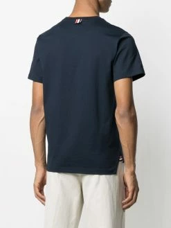 Thom Browne RWB tipping stripe short-sleeve T-shirt