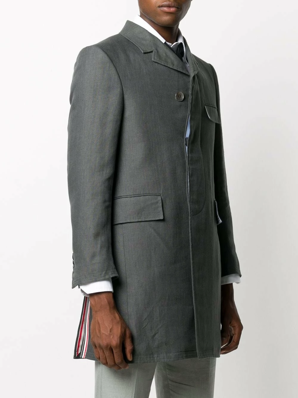 Thom Browne 4 Bar engineered coat coats of men 3 Thom Browne 4-Bar engineered coat