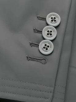 Thom Browne rubberised wool Chesterfiled coat