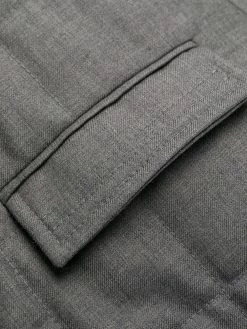 Thom Browne down-filled super 120s Chesterfield coat