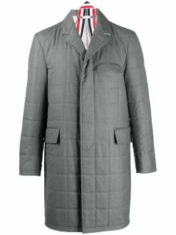 Thom Browne down-filled super 120s Chesterfield coat