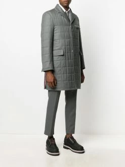 Thom Browne down-filled super 120s Chesterfield coat