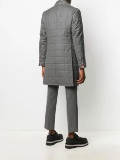 Thom Browne down-filled super 120s Chesterfield coat
