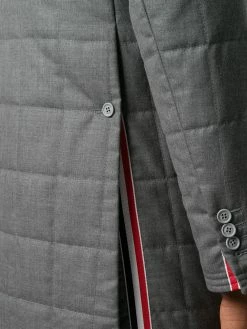 Thom Browne down-filled super 120s Chesterfield coat