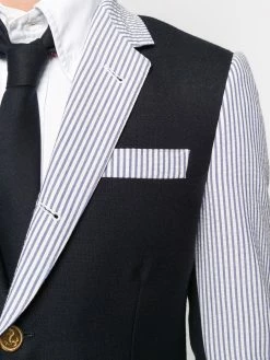 Thom Browne funmix seersucker blazer