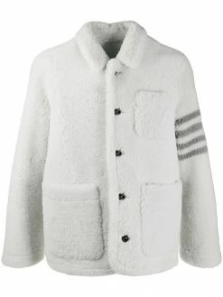Thom Browne 4-Bar shearling jacket