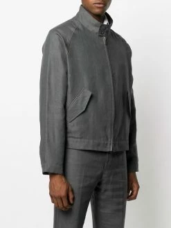 Thom Browne raglan zip-front jacket