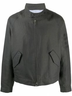 Thom Browne raglan zip-front jacket