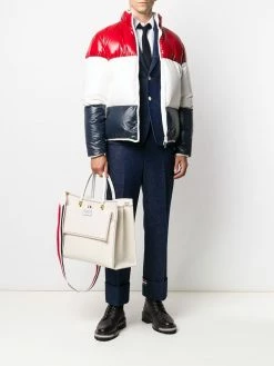 Thom Browne unconstructed armband denim blazer